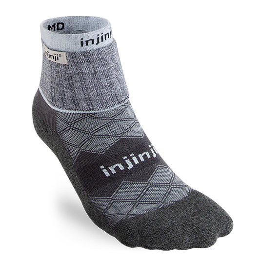 Injinji Liner + Runner Womens Mini-Crew Running Socks