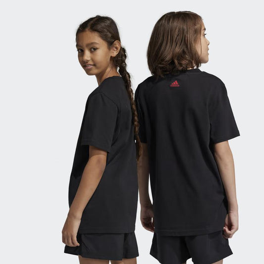 Adidas Essentials Two-Color Big Logo Cotton Kids Tee 