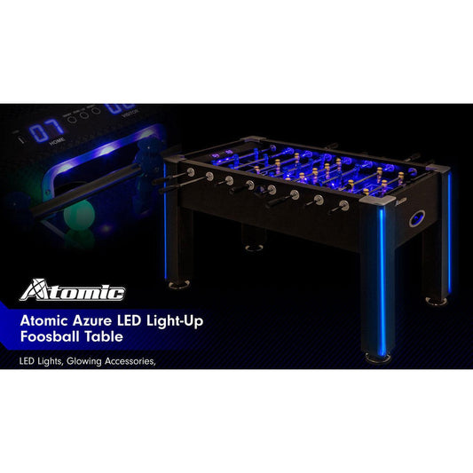 Atomic Azure LED Foosball Table 