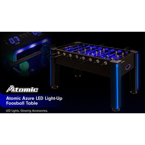 Atomic Azure LED Foosball Table 