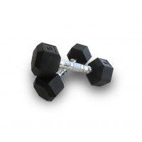 Bodyworx Rubber Hex Dumbbell 