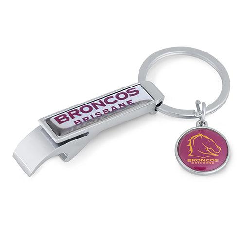 Brisbane Broncos Bottle Opener Keyring 