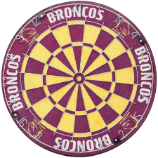 Brisbane Broncos Dartboard 