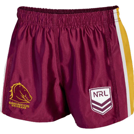 Brisbane Broncos Youth Supporter Shorts 