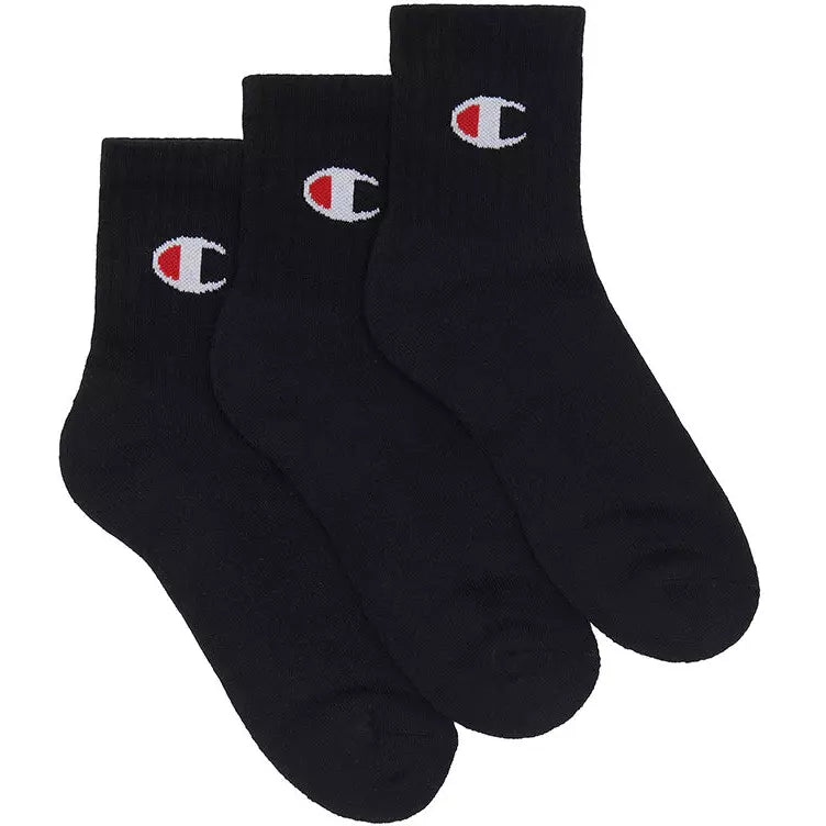 Champion Qtr Crew Sock (3 Pack) 