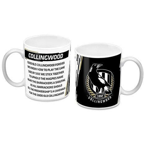 Collingwood Magpies Logo & Song Mug 