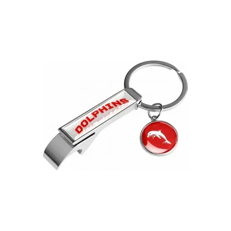 Dolphins Bottle Opener Keyring 