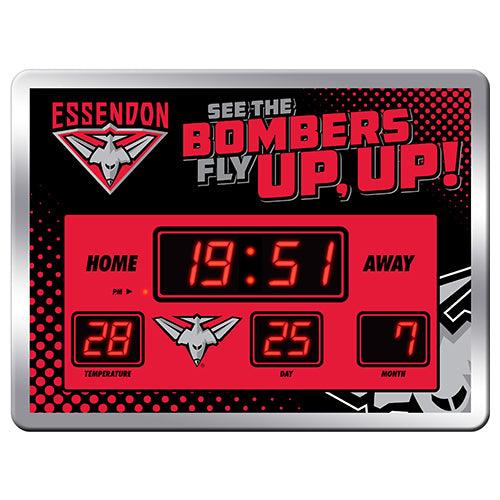Essendon Bombers LED Scoreboard Clock 