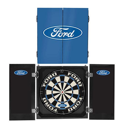 Ford Dartboard & Cabinet Set 