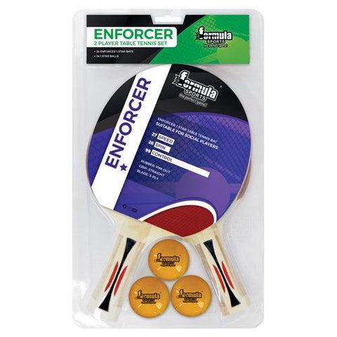 Enforcer 2 Player Table Tennis Set 