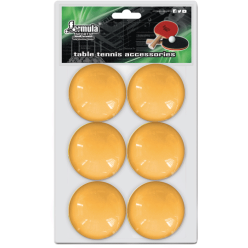 Table Tennis Balls 6pk - Orange 