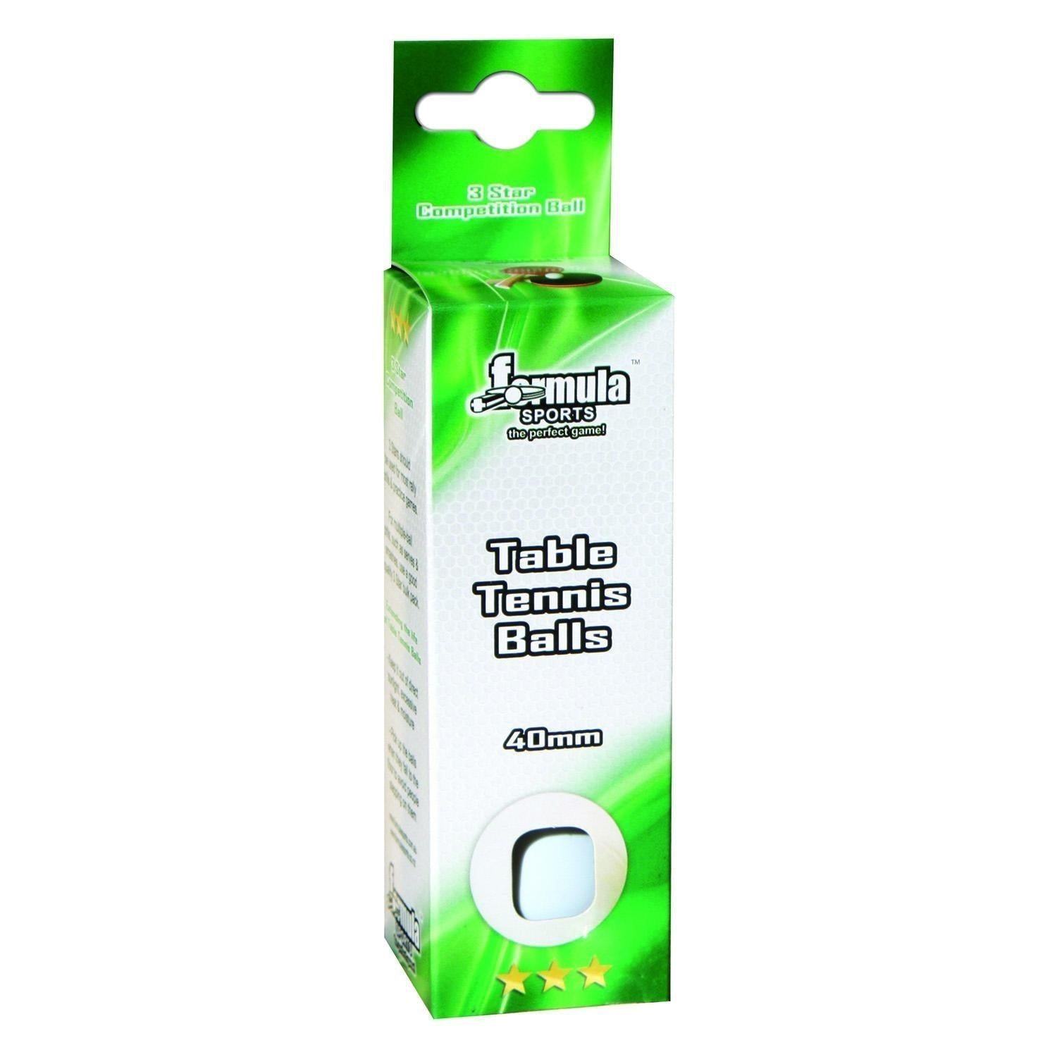 Table Tennis Balls - Championship White 