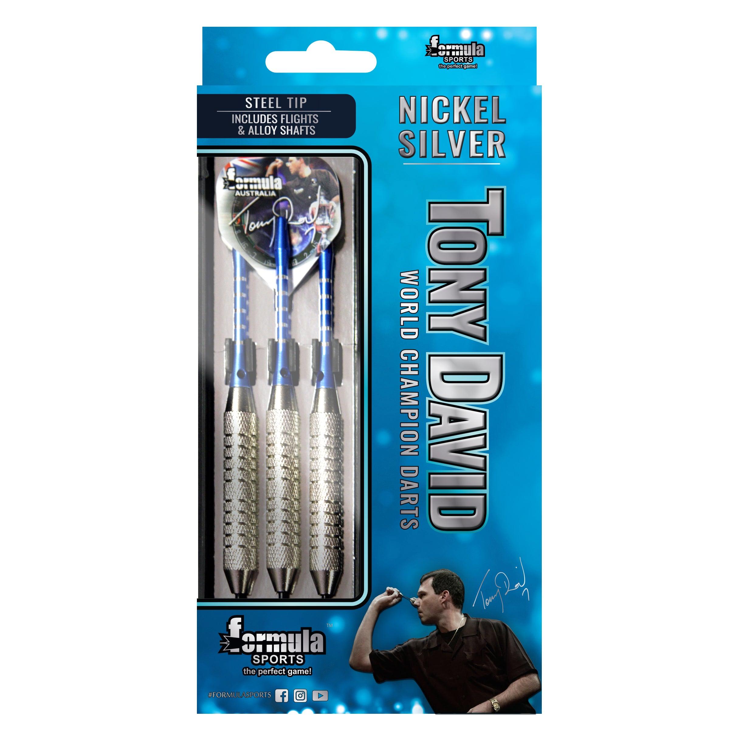 Formula Sports Tony David Nickel Silver Darts 