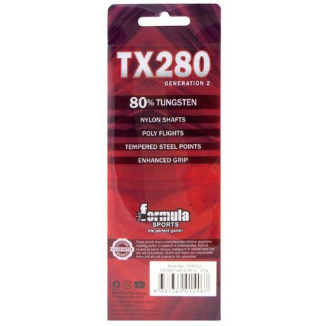 Formula Sports TX280 Gen II 80% Tungsten Dart 