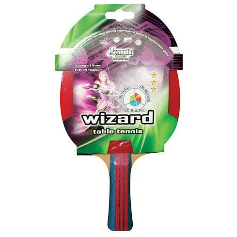 Wizard 3 Star Table Tennis Bat 
