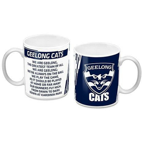Geelong Cats Logo & Song Coffee Mug 
