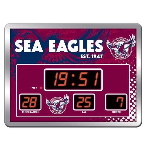 Manly Sea Eagles Scoreboard Clock 