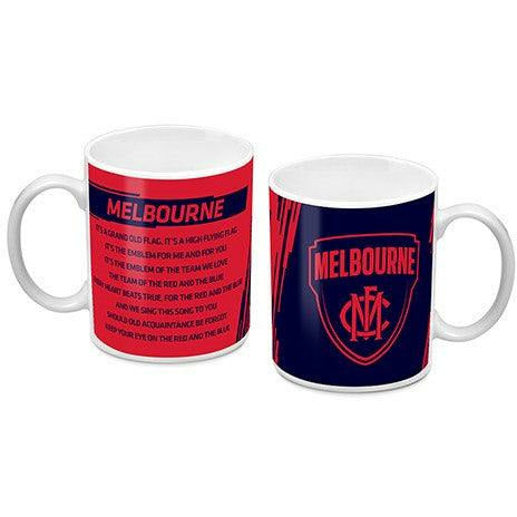 Melbourne Demons Logo & Song Mug 