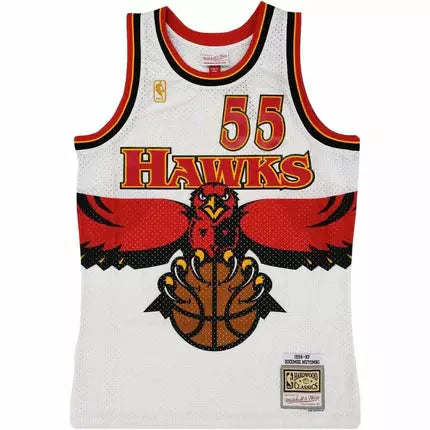Mitchell & Ness - Atlanta Hawks Mutombo 55, 96-97 NBA Swingman Home Jersey 
