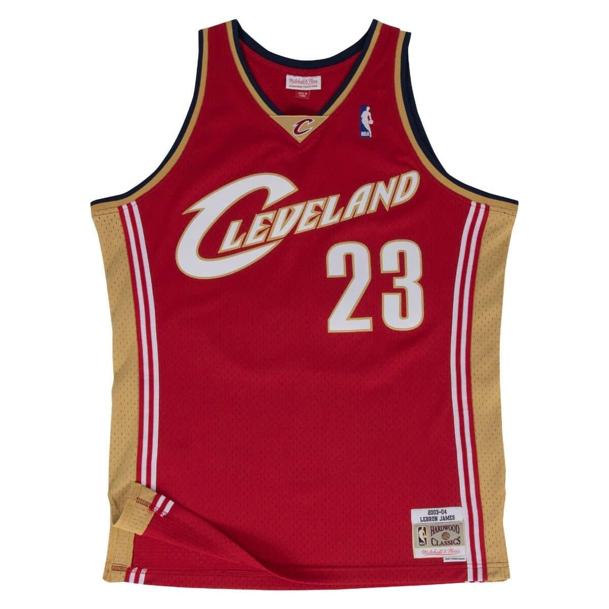 Mitchell & Ness - Lebron James 23 - Cleveland Cavs 03-04 Road NBA Swingman Jersey 