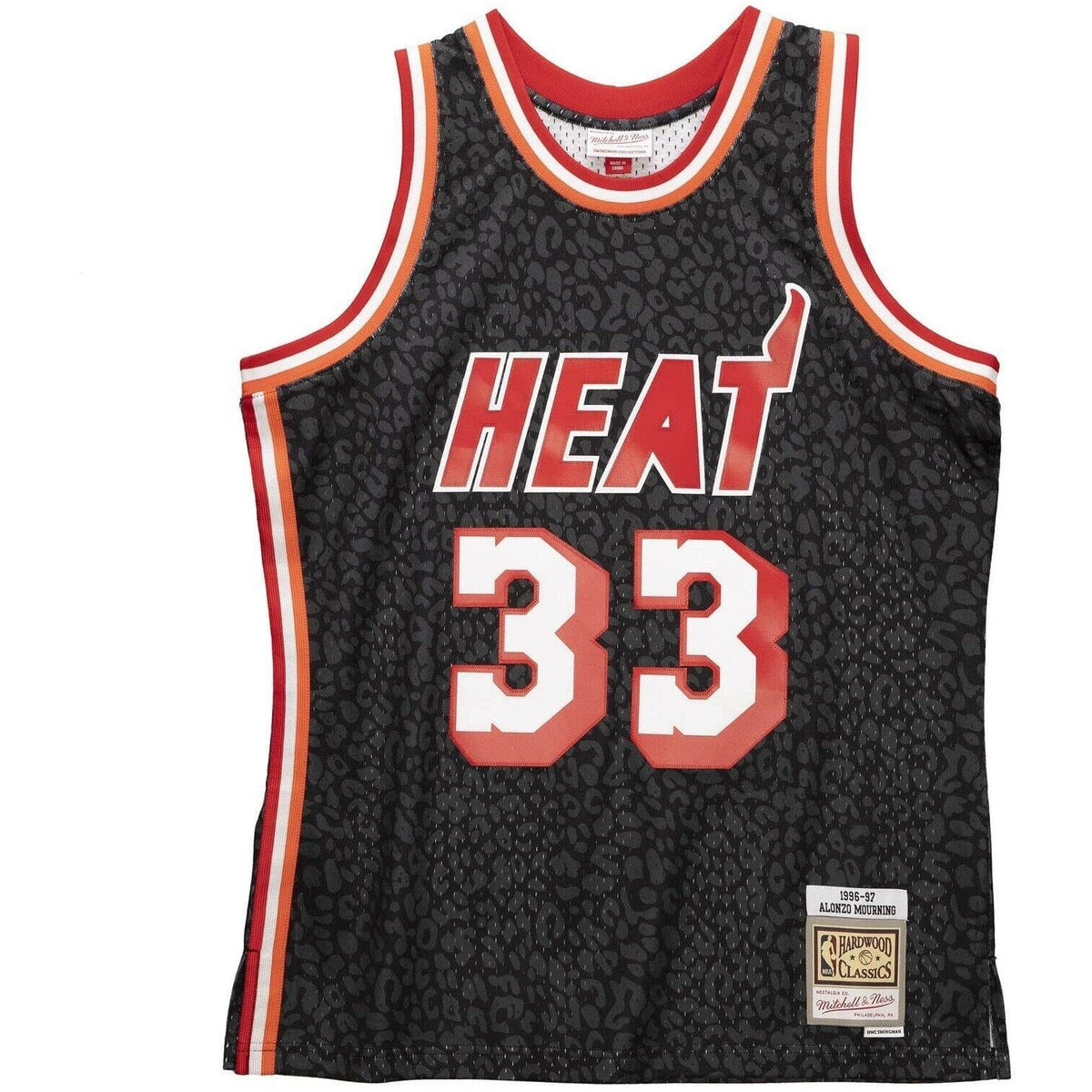 Mitchell & Ness - Miami Heat Mourning 33, NBA Wild Life Swingman Jersey 