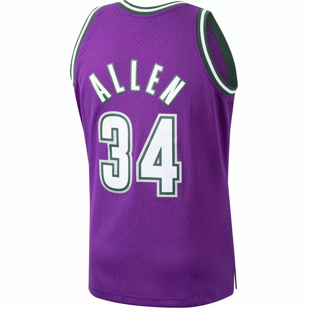 Mitchell & Ness - Milwaukee Bucks Allen 34, 01-02 Away NBA Swingman Jersey 