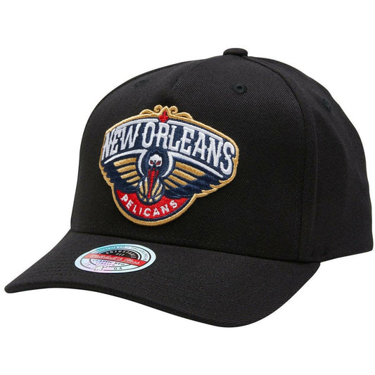 Mitchell & Ness - New Orleans Pelicans Team Logo 5 Panel Classic Red Snapback 