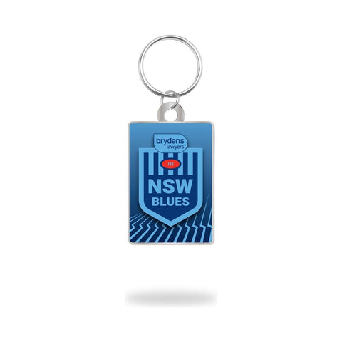 New South Wales Blues Metal Keyring 