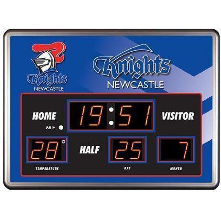 Newcastle Knights Scoreboard Clock 