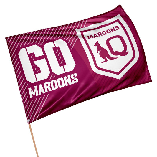 Queensland Maroons Game Day Flag 