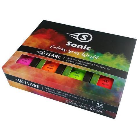Sonic Flare Colour Golf Balls 3 Pack 