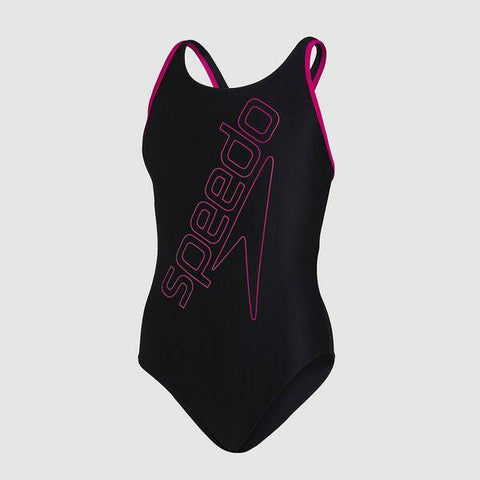 Speedo Girls Boom Logo Placement Flyback 