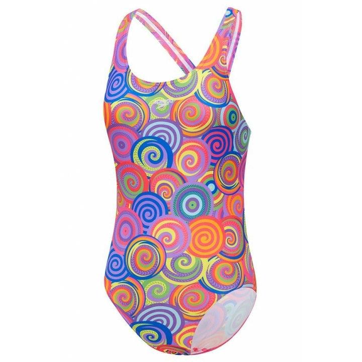 Speedo Girls Pop Love Leaderback One Piece 