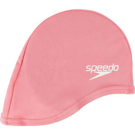 Speedo Junior Plain Polyseter Swim Cap 