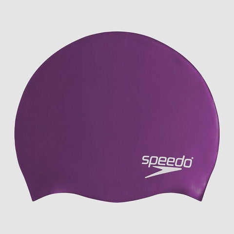 SPEEDO PLAIN MOULDED SILICONE SWIM CAP 