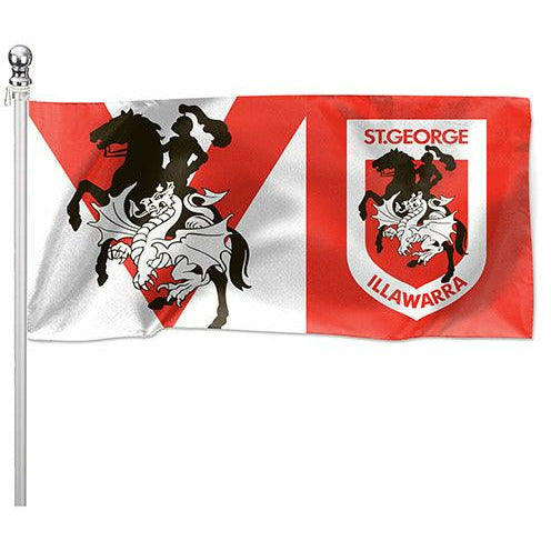 St George Dragons Pole Flag 