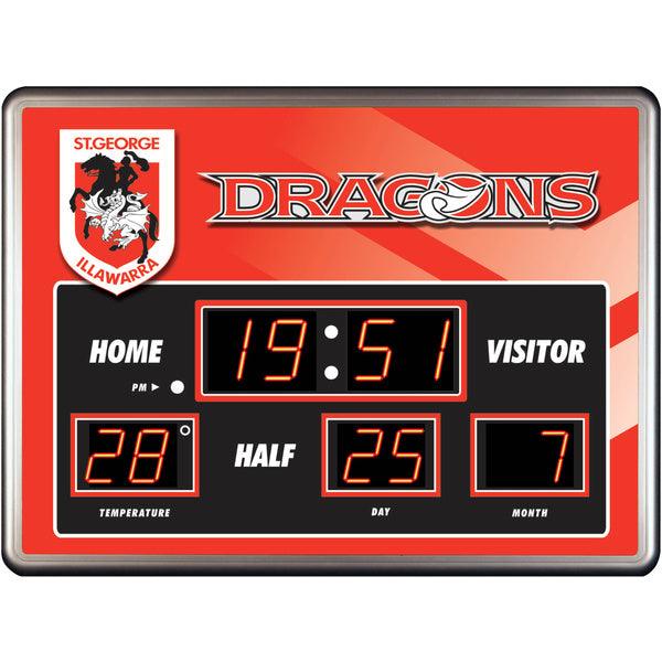 St George Dragons Scoreboard Clock 