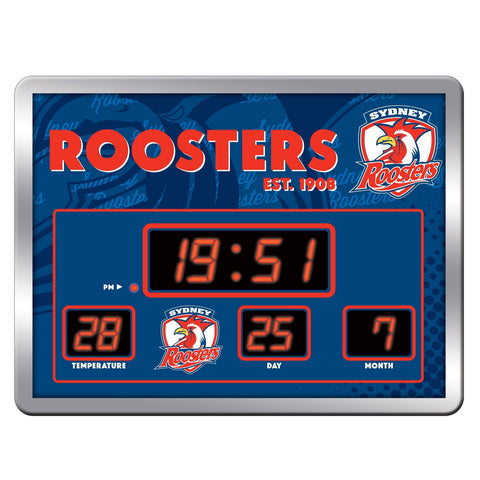 Sydney Roosters Scoreboard Clock 