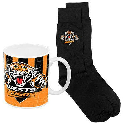 West Tigers Heritage Mug & Sock Pack 