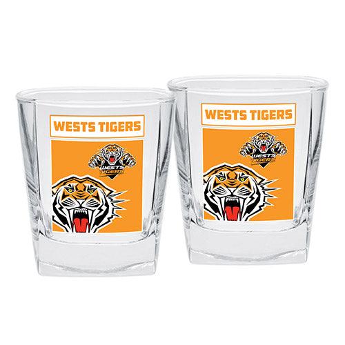 West Tigers Spirit Glasses 