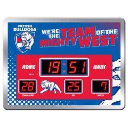 Western Bulldogs LED Scoreboard Clock 