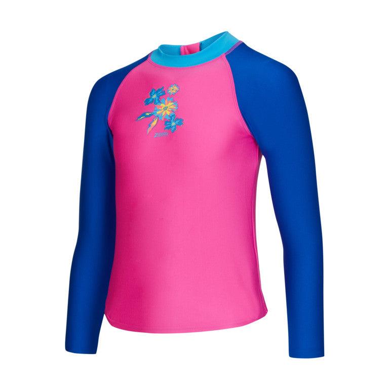 Zoggs Girls Lily Long Sleeve Sun Top 